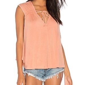 Free People Peach Tank Top—NWOT